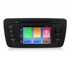Двоен дин с навигация  за SEAT Ibiza (09-13) с Android 10 SE6520H GPS, WiFi, DVD 6.2 инча