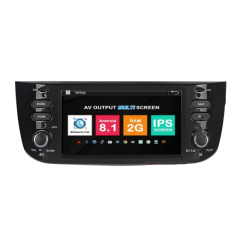 Двоен дин с навигация Fiat Linea с Android 8.1 FT0606A81, GPS, WiFi, DVD, 6.2 инча