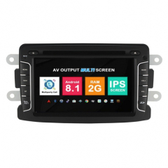 Специализирана мултимедия Dacia, Renault, Lada с Android 8.1 RE0701A81, GPS, WiFi, DVD, 7 инча