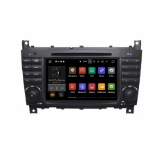 Мултимедия навигация двоен дин за за Mercedes W203 W209 с Android 7.1 BZ0704 , GPS, DVD, 7 инча