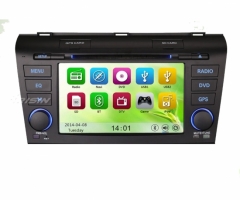 Мултимедия навигация двоен дин за Mazda 3 ES7638, WinCE, GPS, DVD, 7 инча